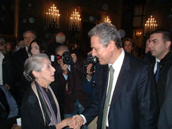 Francesco Rutelli e Nadine Gordimer