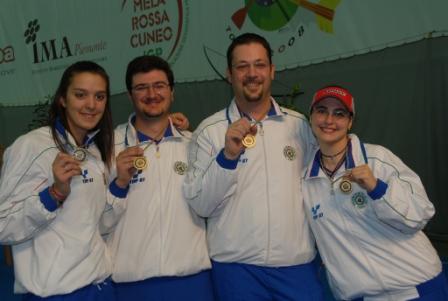 Elena Tonetta, Marco Galiazzo, Sergio Pagni e Laura Longo